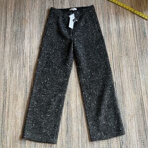 Amour Vert Charcoal Tweed Trousers